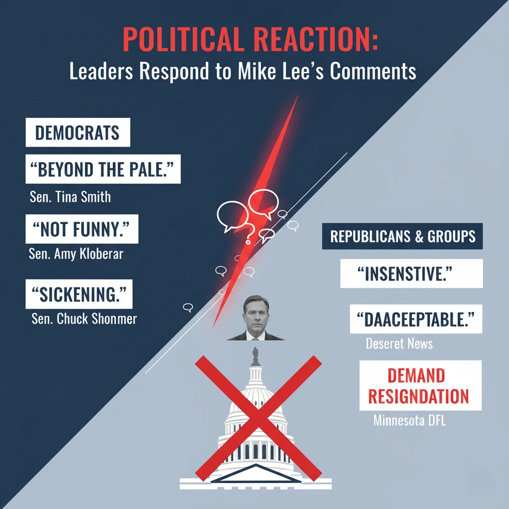 Political Reaction Leaders Respond to Mike Lee’s Comments