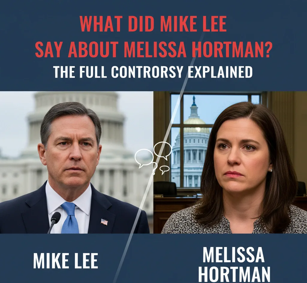 What Did Mike Lee Say About Melissa Hortman The Full Controversy Explained
